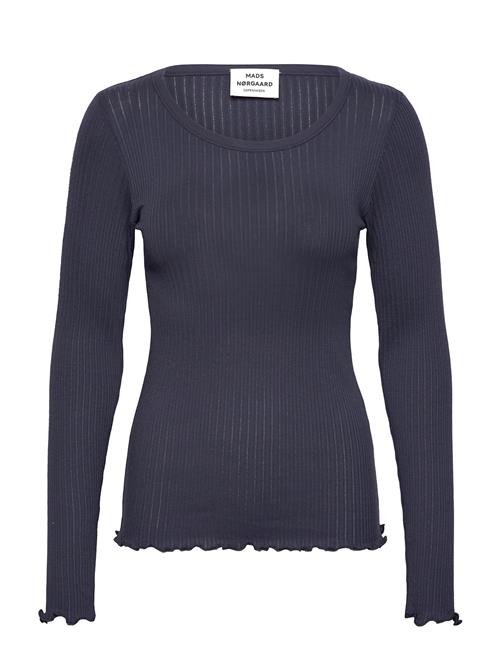 Pointella Troja Tee Ls Mads Nørgaard Navy