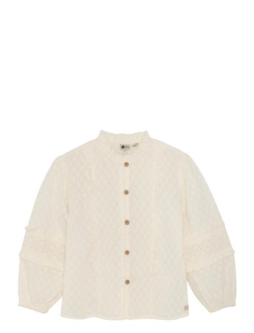 Shirt Longsleeve Ruffle Daily 7 Cream