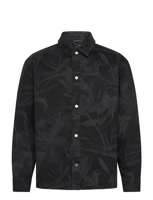 Floral Laser Denim Shirt Daily Paper Black