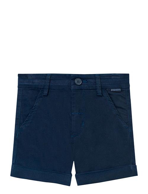 Satin Bermuda Shorts Boboli Navy