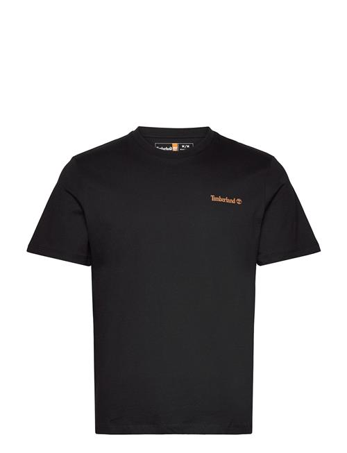 Small Linear Logo Print Tee Timberland Black