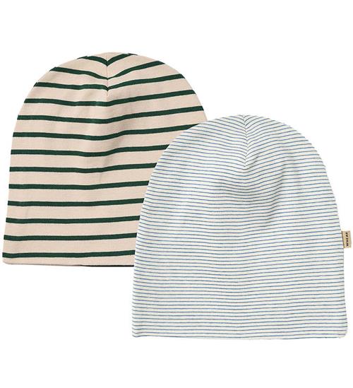 Wheat Hue - 2-pak - Aidan - Blue Green Stripe