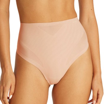 Calvin Klein Trusser Underwear Shaping Thong Beige Small Dame