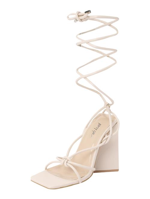 Nasty Gal Sandaler med rem  creme