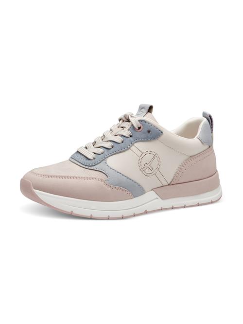 Se Tamaris Sneaker low  beige / røgblå / offwhite ved About You