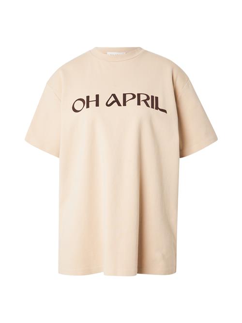 OH APRIL Shirts  beige / mørkebrun