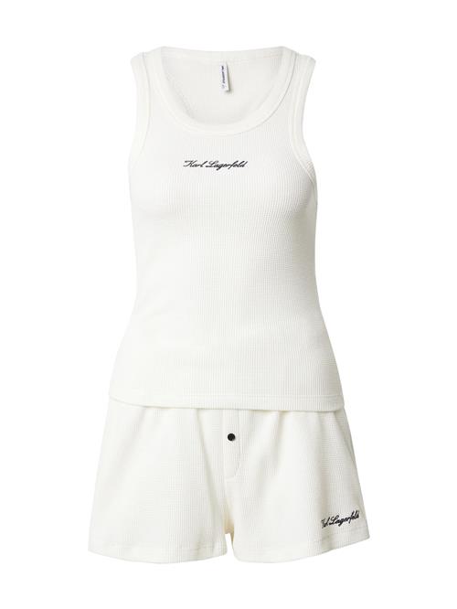 Karl Lagerfeld Shorty 'HOTEL'  creme / sort