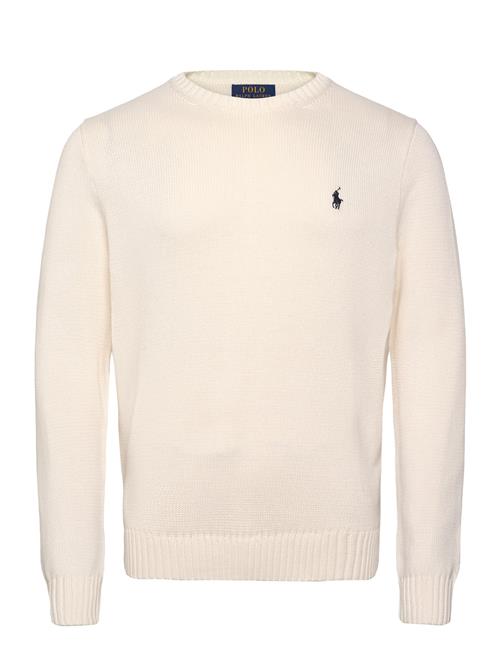 Cotton Crewneck Sweater Polo Ralph Lauren Cream