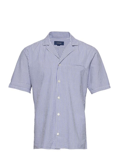 Slim Fit Casual Poplin Shirt Eton Blue