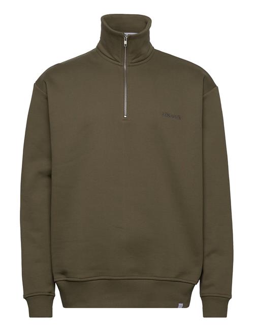 Diego Half-Zip Sweatshirt Les Deux Khaki