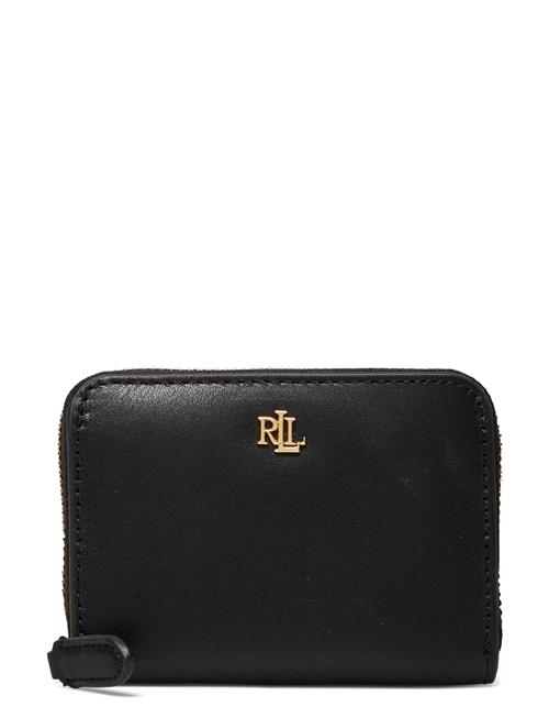 Leather Continental Wallet Lauren Ralph Lauren Black