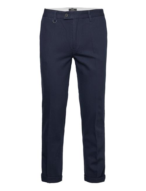 Cash Herringb Pant NEUW Navy