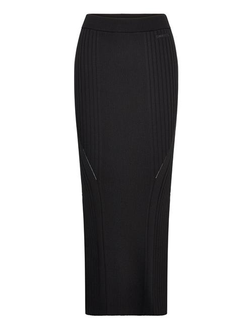 Iconic Rib Maxi Skirt Calvin Klein Black