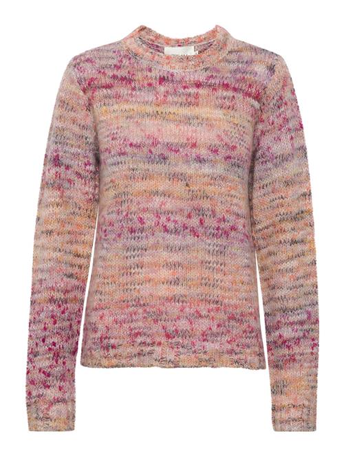 Crvinnah Knit Pullover Cream Pink