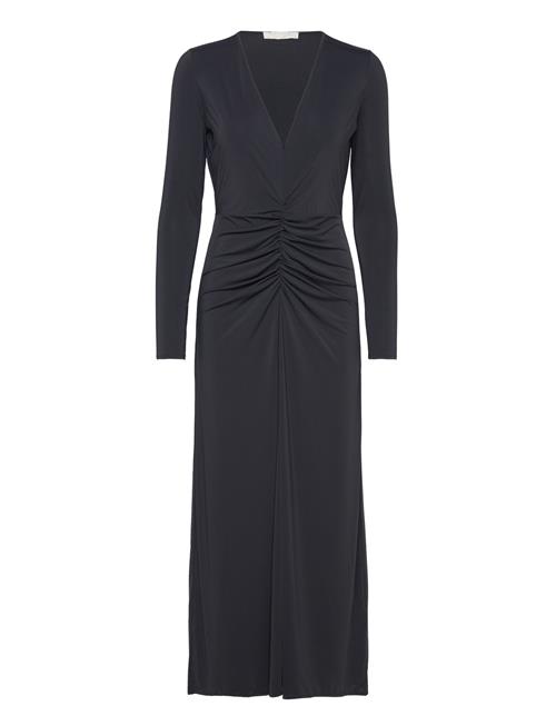 Melanie Drape Dress Notes Du Nord Black