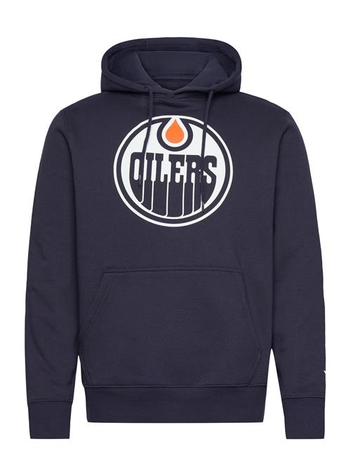 Edmonton Oilers Primary Logo Graphic Hoodie Fanatics Navy