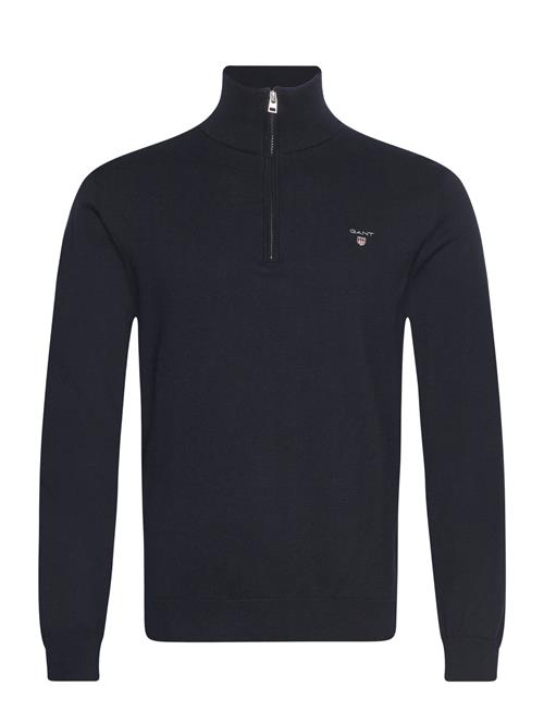 Cotton Half Zip GANT Navy