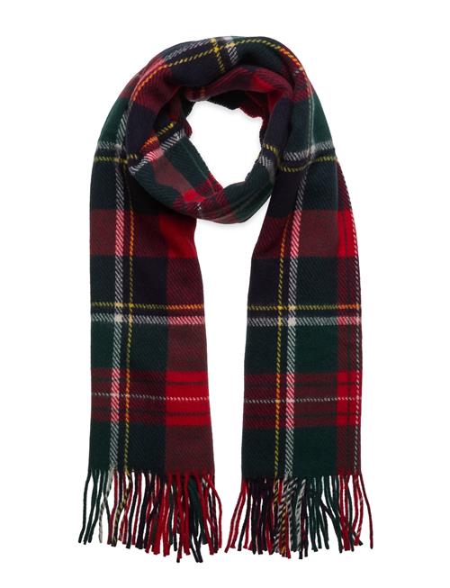 55Recycld Wl 45Wl-Plaid Twill Scarf Polo Ralph Lauren Red