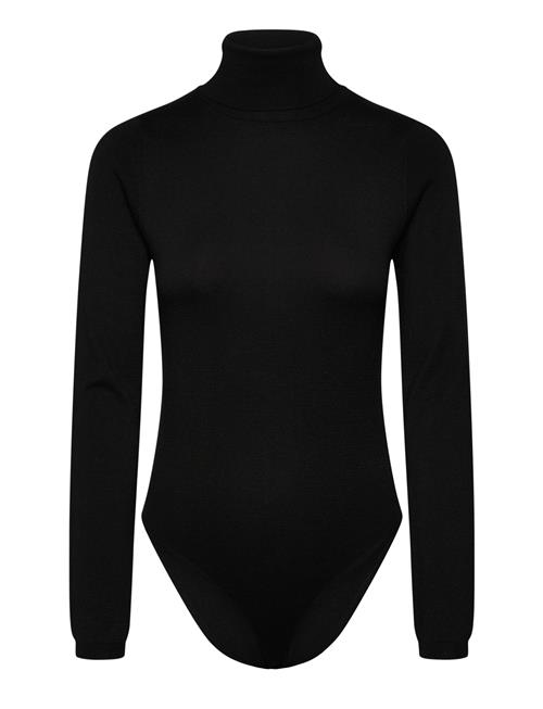 Roll Neck Knit Bodysuit Bardot Black