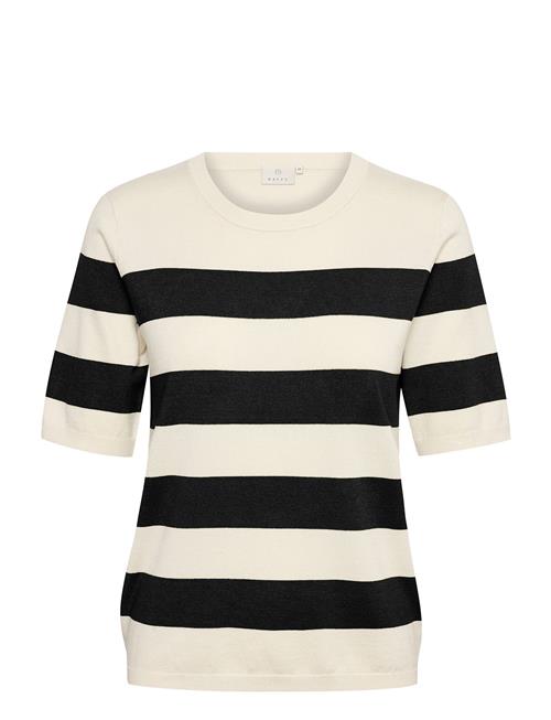 Kamala Striped Knit Kaffe Cream