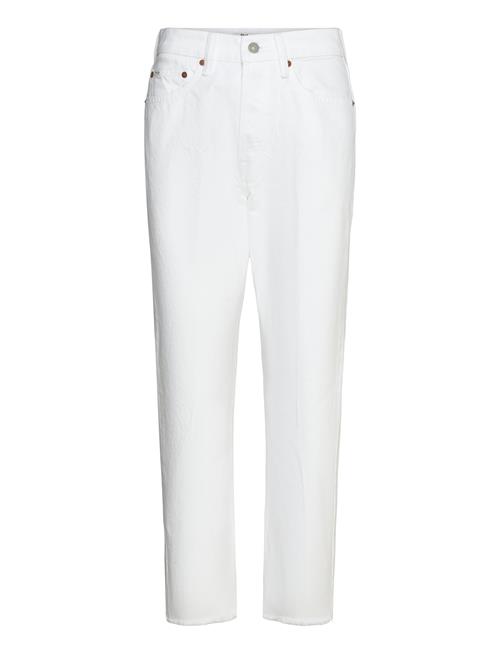 High-Rise Relaxed Straight Crop Jean Polo Ralph Lauren White