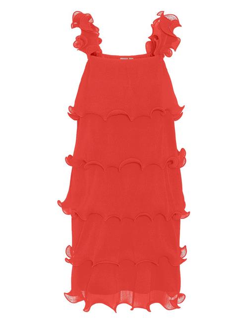 Yasfiline Strap Dress - Ka Event YAS Red