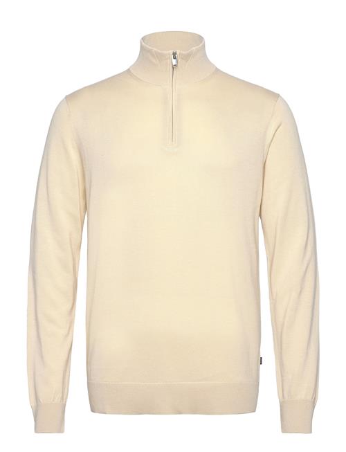 Half Zip With High Neck Lindbergh Beige