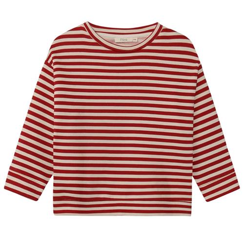 Fliink Alvin Sweatshirt POMPEIAN RED/ SANDSHELL | Rød | 3 years