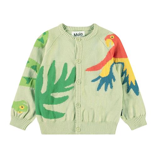 Molo Brody Cardigan Jungle Life 62 cm  Grøn  62 cm  Unisex