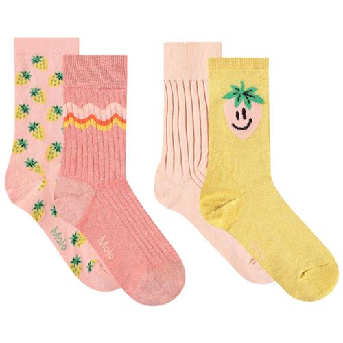 Molo Nomi 4-pack Socks Warm Coral 35-38 EU  Lyserød  35-38 EU  Unisex