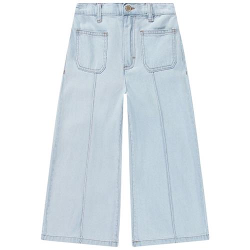 Molo Adionella Woven Pants Bleached Drapy 140 cm  Blå  140 cm  kvinde