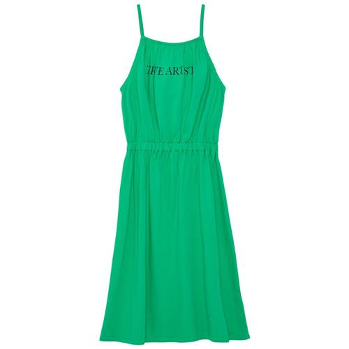 True Artist Nº04 Kjole Med Stropper Bright Green 4-5 Y  Grøn  4-5 år  kvinde