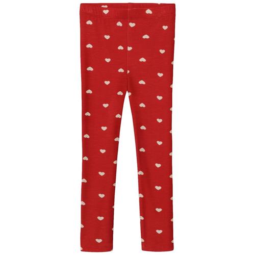 Fliink Kelly Leggings Pompeian Red Aop | Rød | 12 months