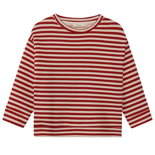 Fliink Alvin Sweatshirt POMPEIAN RED/ SANDSHELL 2 Y  Rød  2 år  Unisex