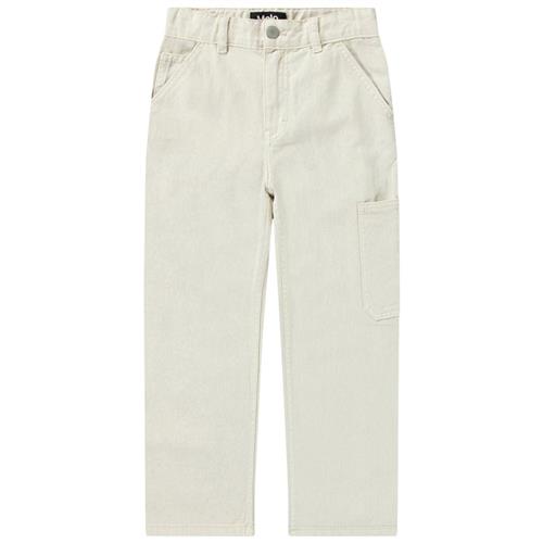 Se Molo Archer Woven Pants White Noise 92 cm  Hvid  92 cm  mand ved Babyshop
