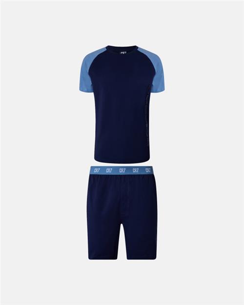 Pyjamas m. shorts | 100 bomuld | Multifarvet