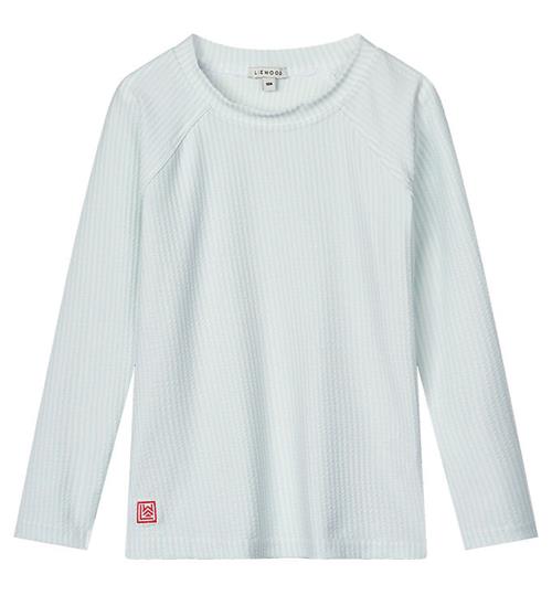 Liewood badebluse - Noah - UV40+ - Y/D Stripe Pure Sky/Creme De