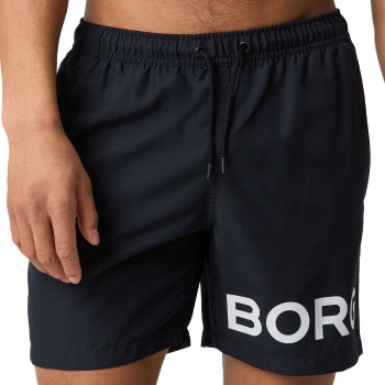 Björn Borg Badebukser Logo Swim Shorts Mørkblå polyester Medium Herre