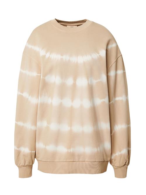 A LOT LESS Sweatshirt 'Enola'  beige / hvid