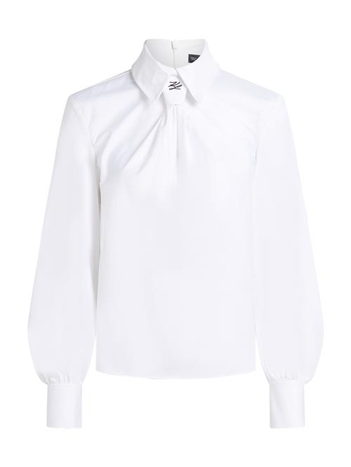 Se Karl Lagerfeld Bluse  sort / hvid ved About You