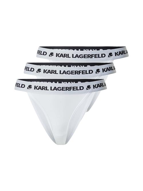 Karl Lagerfeld Slip  sort / hvid / offwhite