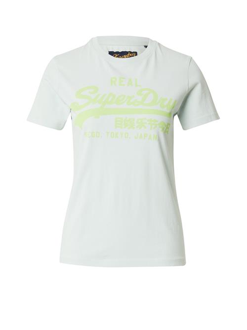 Superdry Shirts  pastelblå / lime