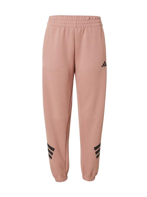 ADIDAS SPORTSWEAR Sportsbukser 'FI 3S'  gammelrosa / sort