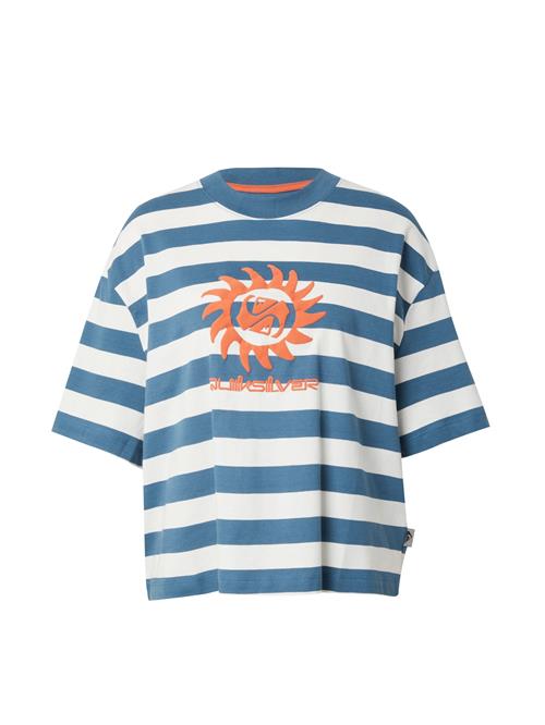 QUIKSILVER Shirts  aqua / orange / hvid