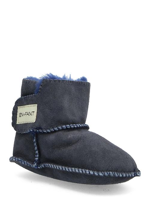 Sheepskin Bootee En Fant Blue