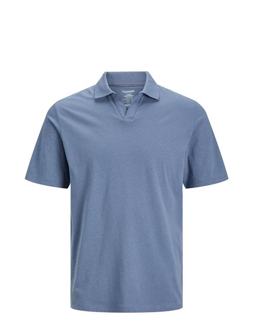 Jack & Jones Jjesummer Linen Polo Ss Ln Jack & J S Blue