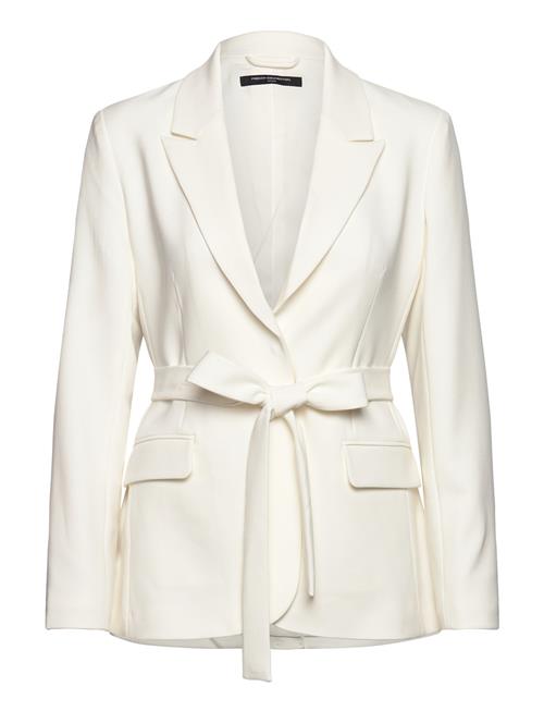 Whisper Belted Blazer French Connection White