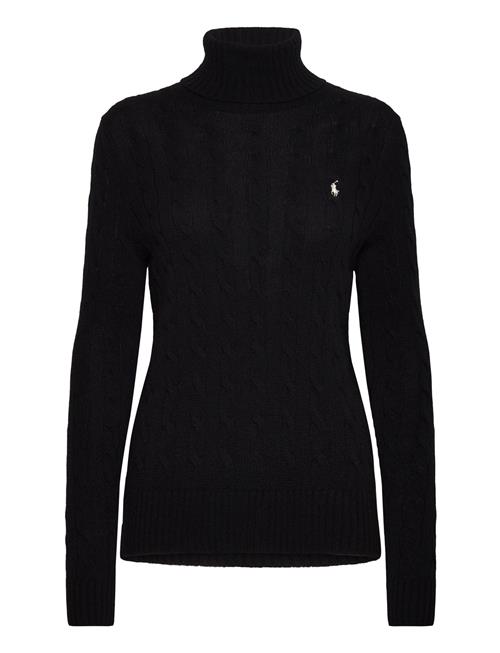 Wool-Cashmere Cable Turtleneck Sweater Polo Ralph Lauren Black