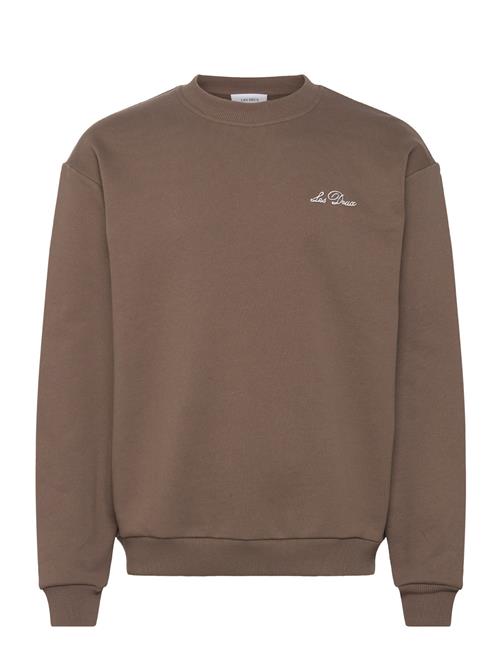 Crew Sweatshirt Les Deux Brown