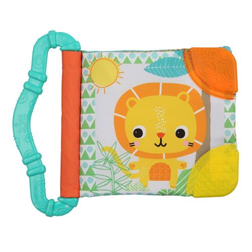 Bright Starts Teethe & Read Book Bidering Orange | Orange | 0-3